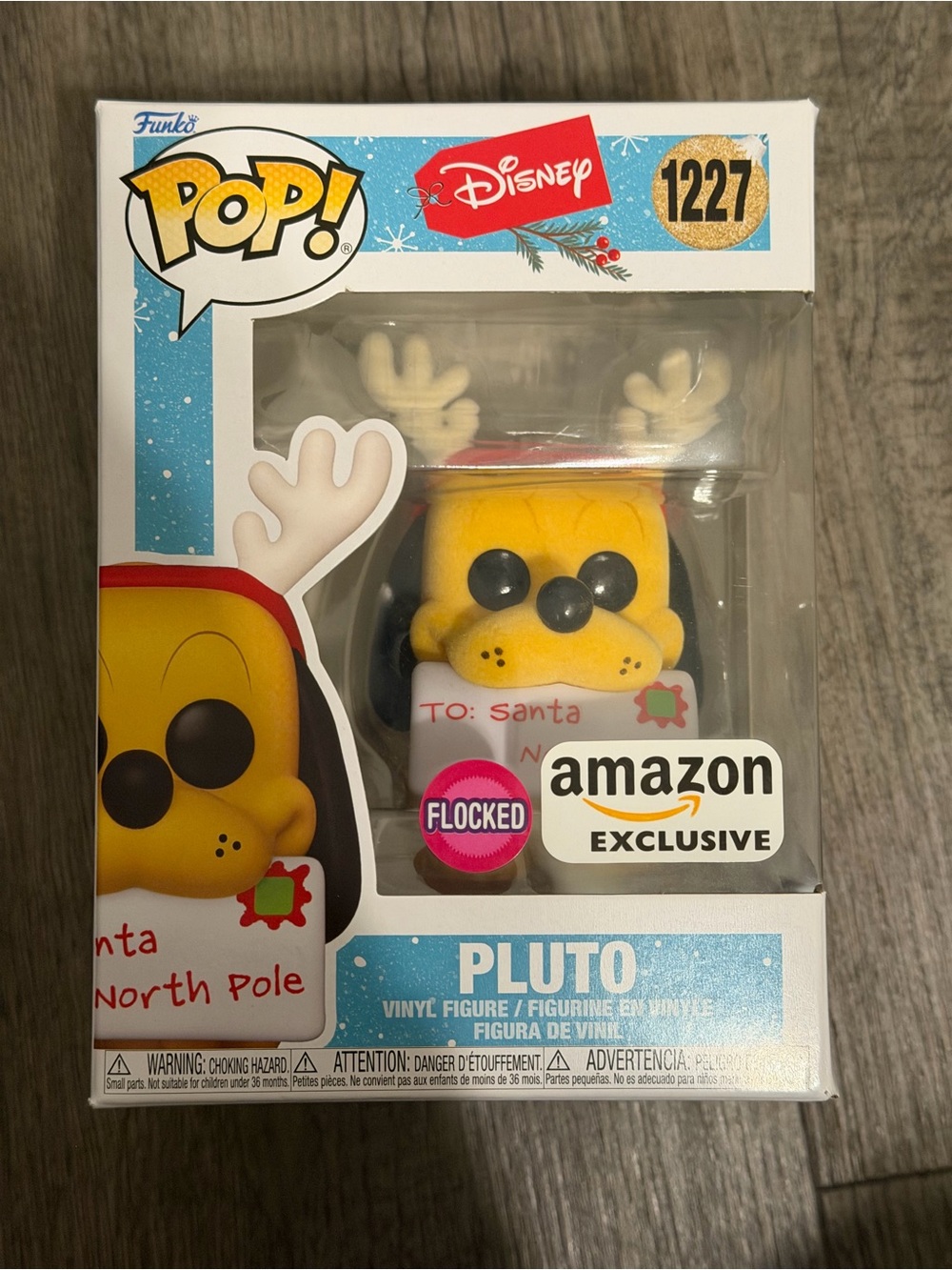 Funko Pop! Disney Pluto Flocked Vinyl Figure - Amazon exclusive